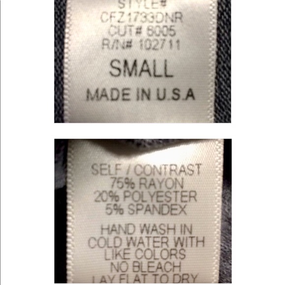 Harlowe & Graham Off-the-Shoulder Fleece Top, Sz S - Picture 4 of 6